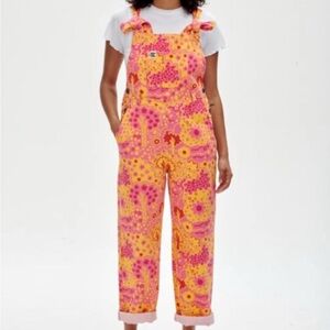NWOT Lucy & Yak X Elizabeth Whibley Collab Easton Dungarees Size UK12L US8L